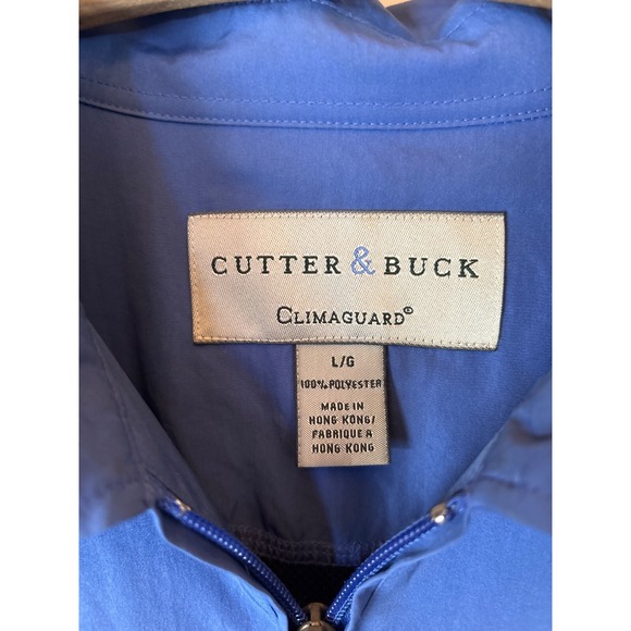 Cutter & Buck Climaguard Zip Windbreaker Jacket Mens Large Golf‎ Club - Picture 6 of 7
